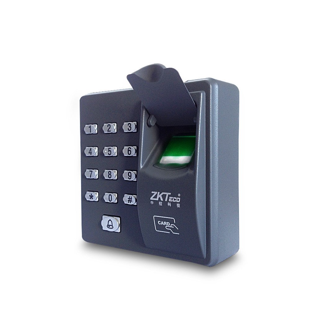 Digital Eléctrico Dedo Escáner Código Lector RFID Sistema de Control de Acceso de Huellas Digitales Biométrico Sistema de Reconocimiento X6 + 10pcs Keyfobs