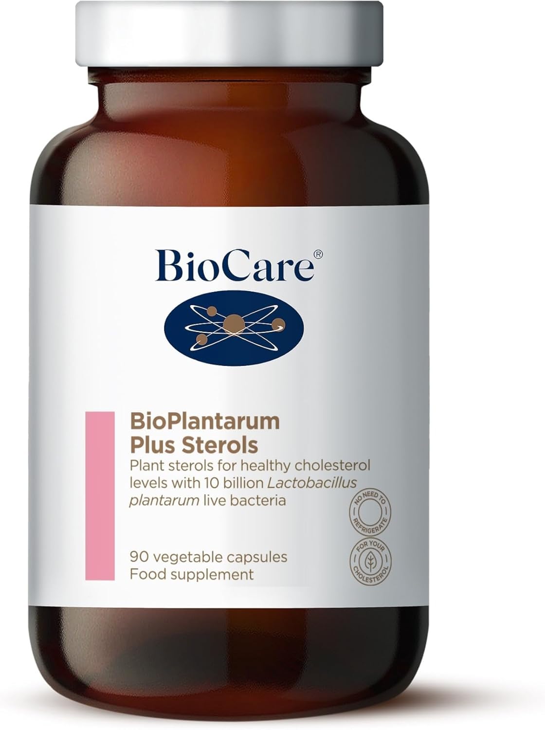 BioPlantarum Plus Sterols | Live Bacteria & Plant Sterols to Support Healthy Cholesterol Levels - 90 Capsules