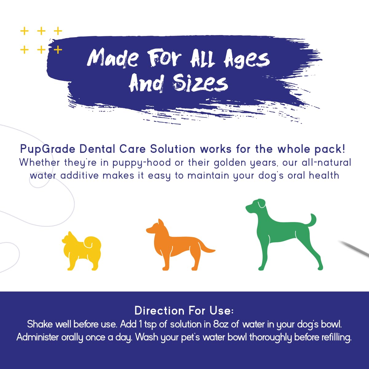 PupGrade Dental Care Water Additive Solution - Advanced Oral Care for Dogs - Dental Rinse for Fresh Breath to Fight Against Bad Breath, Plaque, and Tartar - image 7