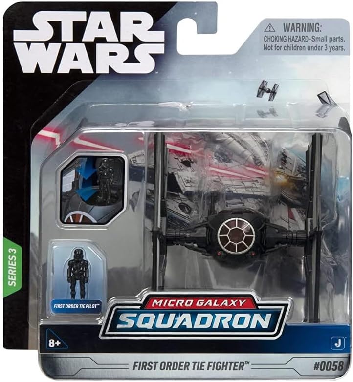 STAR WARS - Micro Galaxy Squadron - #0058 - First Order Tie Fighter - Series3