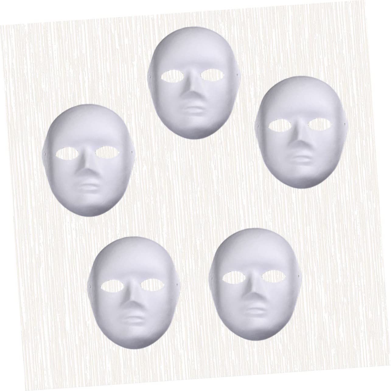 Toyvian 10 Pezzi Costumi Di Halloween Bianco Vestito Operato Per Bambini Carta Fai Te Costume Di Carta Bianca Trucco Vuoto Trucco Viso Facebook