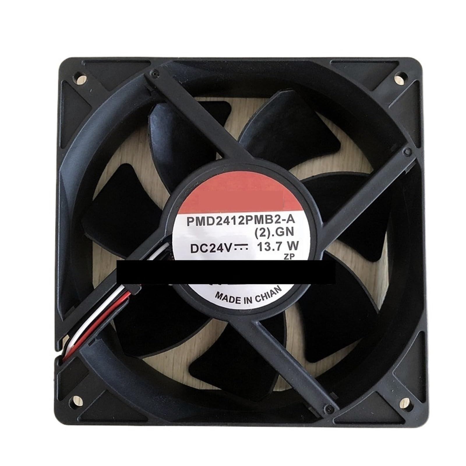 Ventilateur extracteur d'air industriel DC 24V 13,7W pour ventilation de matériel