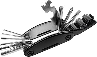 Wevdn Bike Repair Tool Kit, 16-in-1 Multi Function Tool with Hex Wrench & Screwdriver, Portable Multi Tool for Motorcycle ...