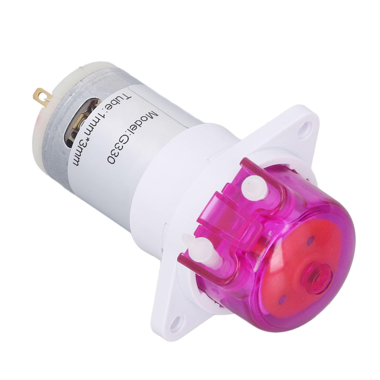 Mini Peristaltic Pump, Excellent Sealing Pollution Peristaltic Pump for Aquarium (DC12V)