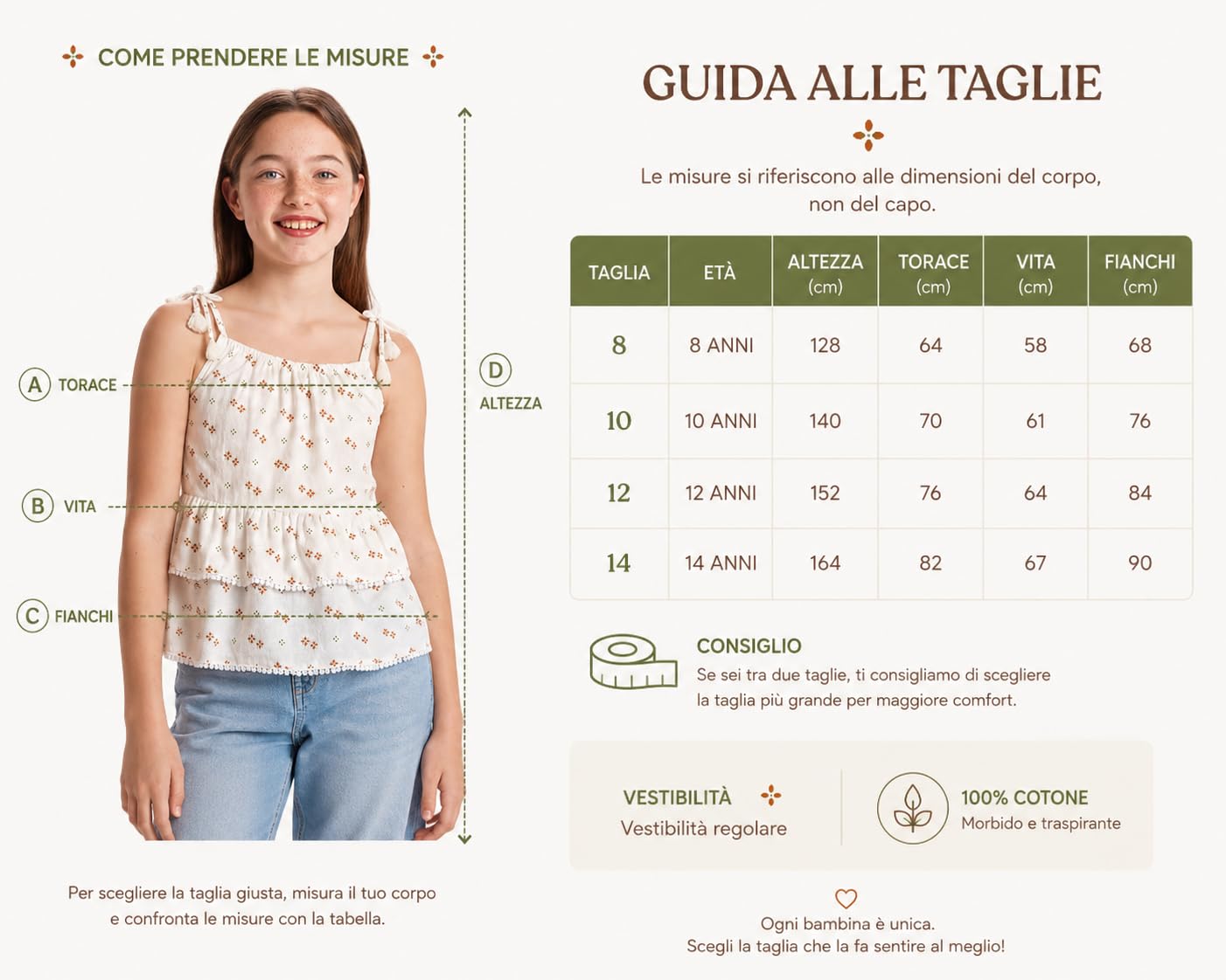 Generico Blusa para niña de 10 a 16 años – Top de verano con estampado floral, tirantes anudados y volantes, elegante e informal, 6188