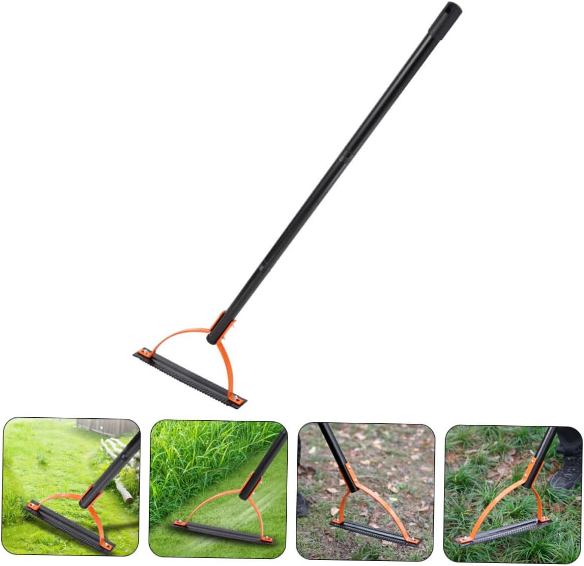 Heavy Duty Grass Whip Rake for Lawns Metal Cutter Weed Attachment Garden Tool for Weed Cutting