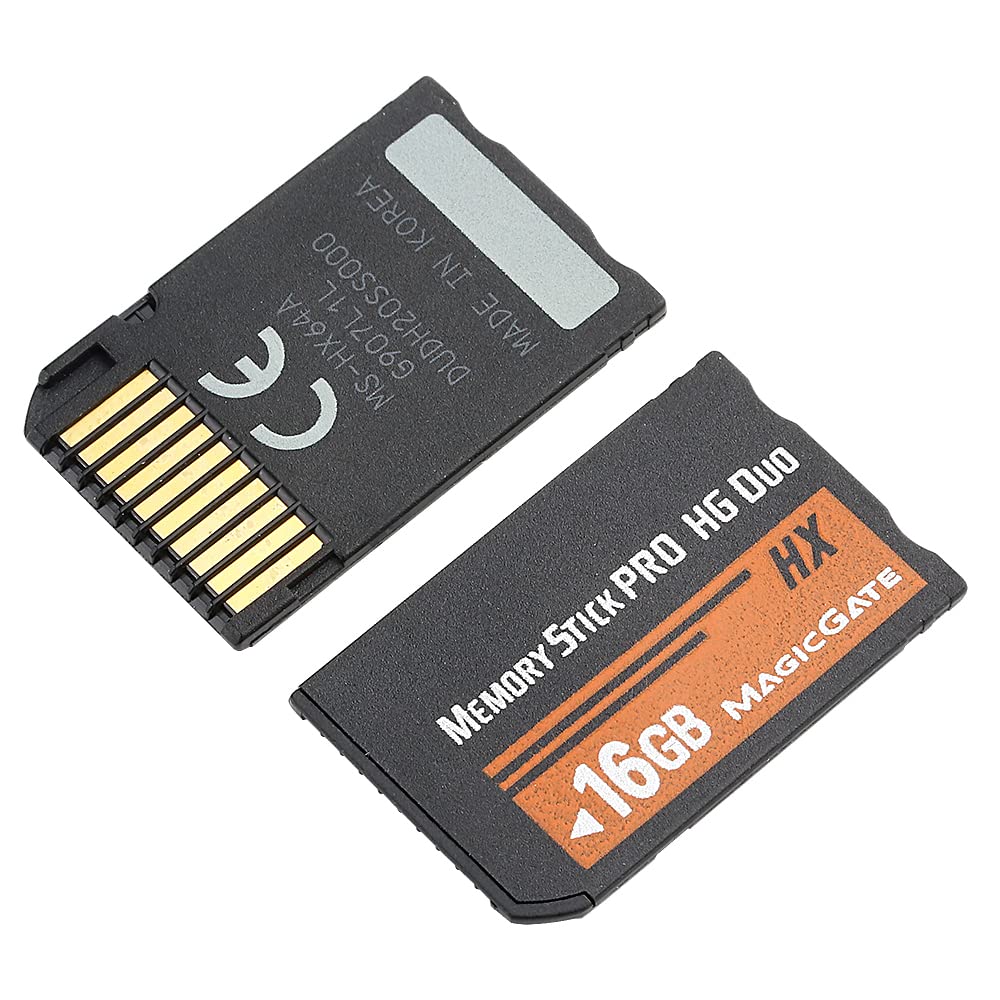 MemoryStick Pro-HG Duo Carte mémoire PSP compatible avec appareil photo Sony PSP1000 2000 3000 16 Go