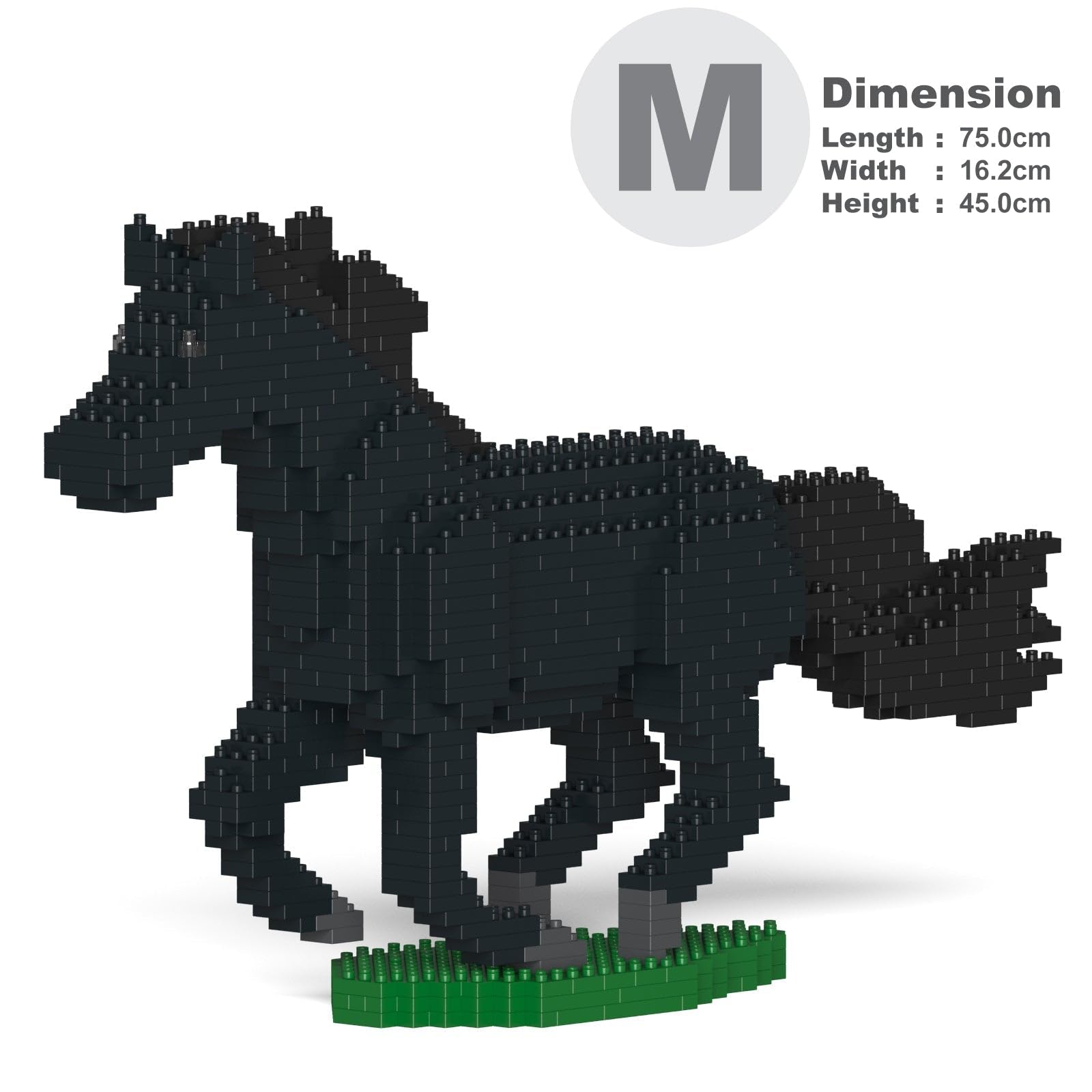 JEKCA Horse 01S-M03, Black - Image 3