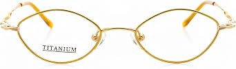 Optical Eyewear - Oval Shape, Titanium Full Rim Frame - for Women or Men Prescription Eyeglasses RX