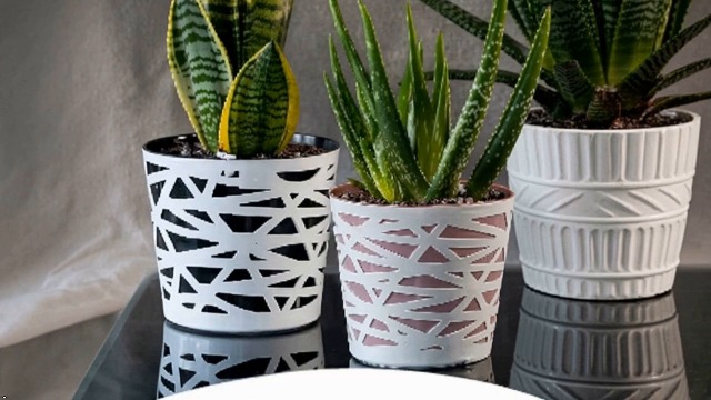 Langwerpige WPC plantenbak van Gartenfreude