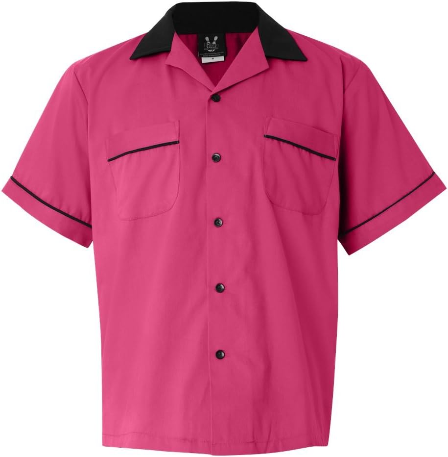 GM Legend Bowling Shirt 3XL Pink/ Black