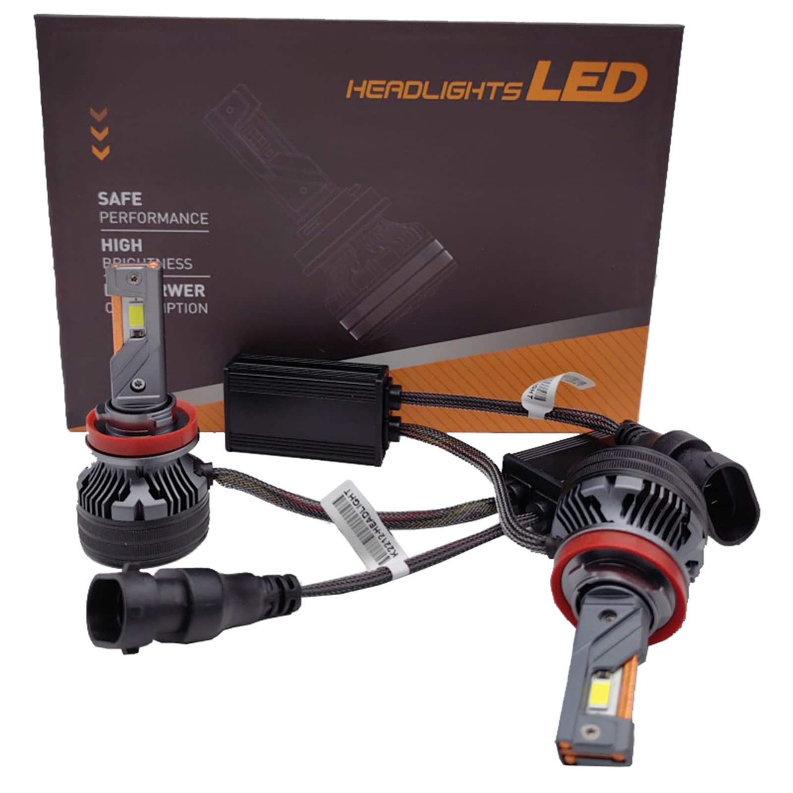 Kit De Bombillas LED Con 30000 Lúmenes, 150W 6000K LED LED Con 60000 Horas De Vida Útil, Anillo De Bloqueo Ajustable De 360 °, Kit De Conversión De Reemplazo De Halógeno, Paquete De 2,H7