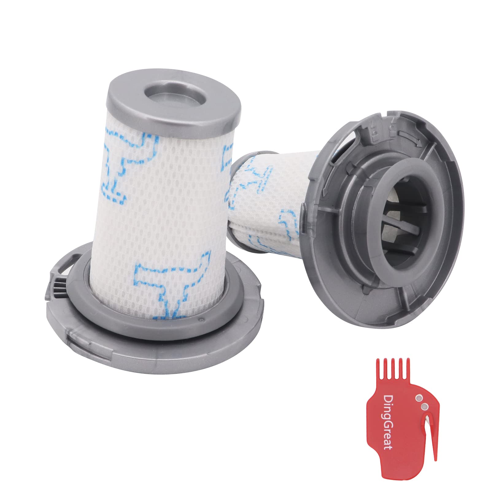 2Pcs Filtro di ricambio lavabile per aspirapolvere a batteria Rowenta X-Force Flex 8.60 RH96 RH9611 RH9637 RH9638 RH9639, Alternativa a ZR009006