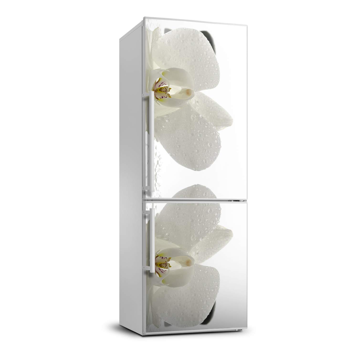 Pegatinas de refrigerador de orquídeas Tulup para decorar la sala de estar y la cocina