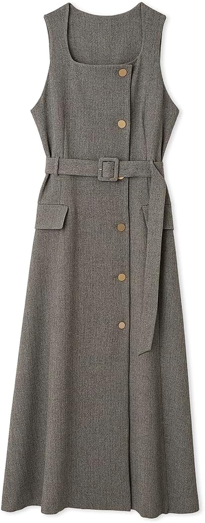 Amazon.co.jp: アシメダブルヘリンボーンジレワンピース FWFO254153