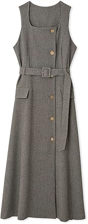 Amazon.co.jp: アシメダブルヘリンボーンジレワンピース FWFO254153