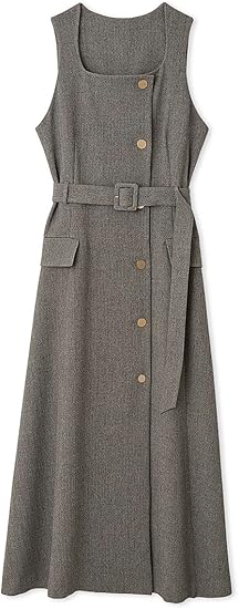 Amazon.co.jp: アシメダブルヘリンボーンジレワンピース FWFO254153