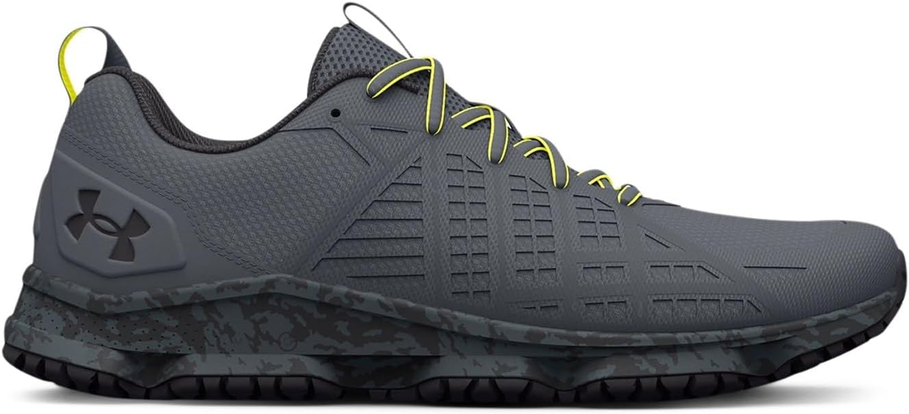 Under Armour - Men's Mg Strikefast Trail Running Shoes, Grey, Size 8 M US