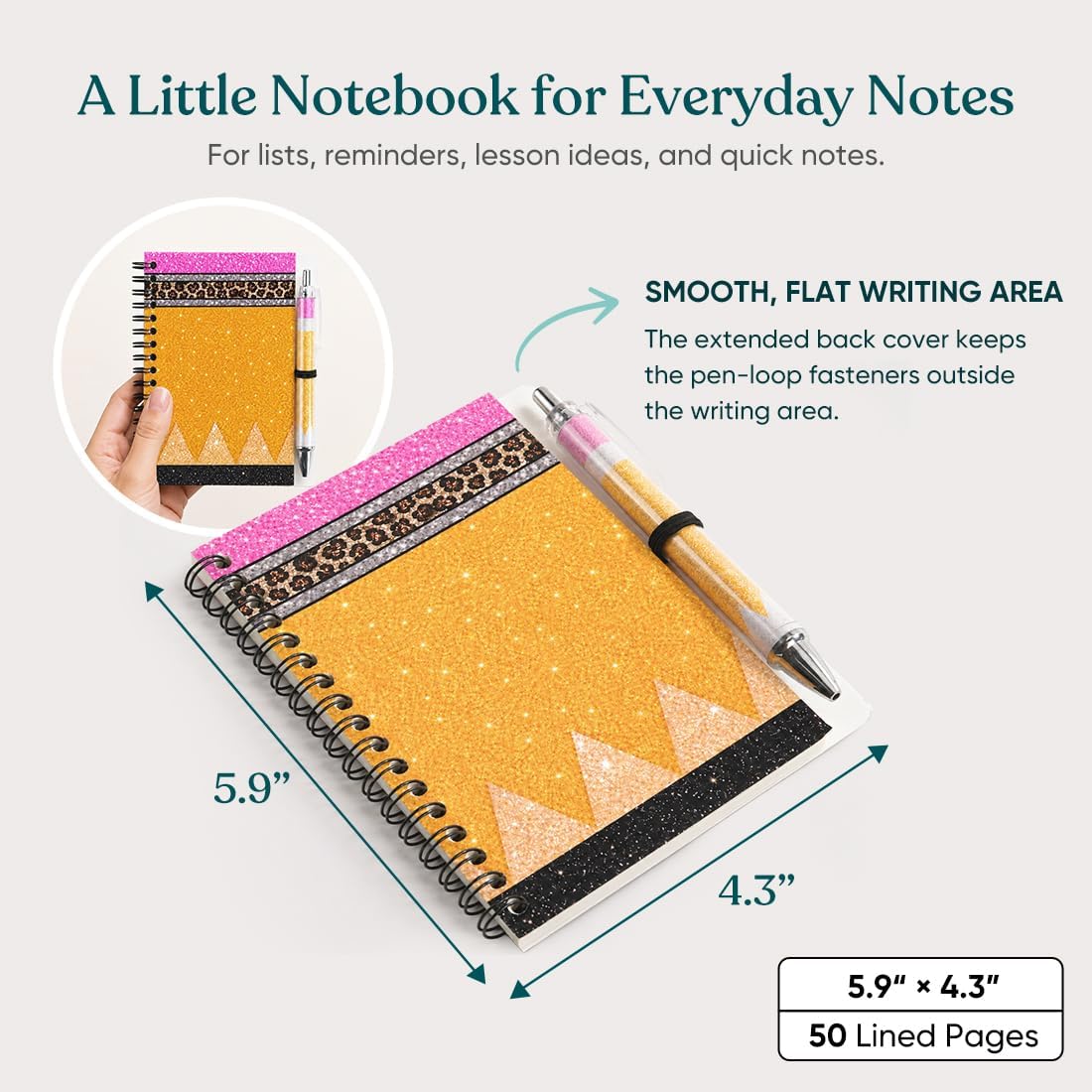 YOPPIX 12 Set Teacher Gifts – Notebooks Pens for Back to School image 5