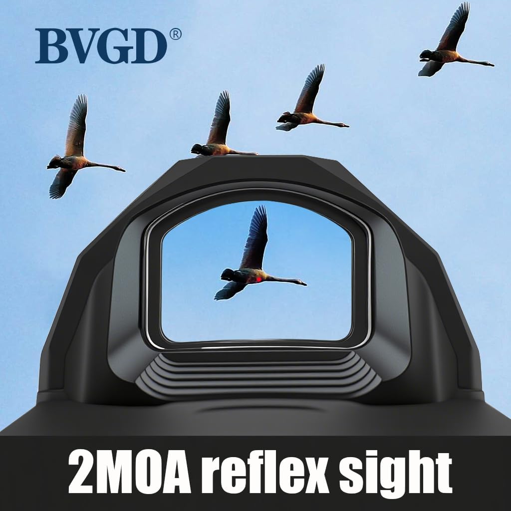 RMR Footprint Open Reflex Sight - 2MOA Dot Motion Awake Compact Optic with Picatinny Mount
