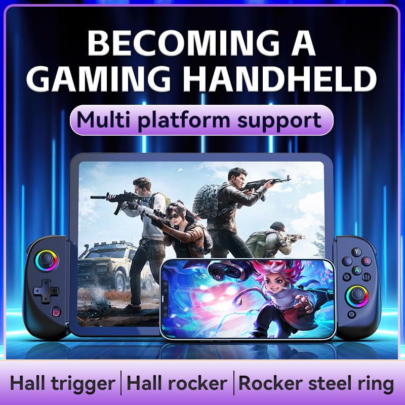 【日本未発売】BSP D8+ ゲームコントローラー Hall 搭載 有線/無線 Amazon | sikiwind ゲームコントローラ D8 伸縮式モバイル ゲーム