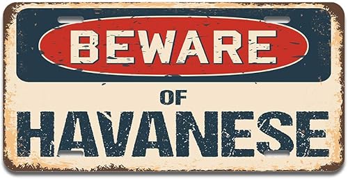 Miniatura 28 de SignMission Beware of Himalayan - Placa de matrícula de aluminio de 12 x 6 pulgadas, se adapta a cualquier automóvil, camión, SUV, RV o remolque