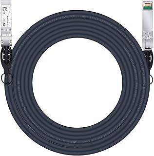 SFP+ Cable, 10G SFP+ DAC, 7M(22.97ft), Passive Direct Attach Copper Twinax Cable for Cisco SFP-H10GB-CU7M, Ubiquiti UniFi UC-DAC-SFP+, Meraki, Mikrotik, Intel, Fortinet, Netgear and More
