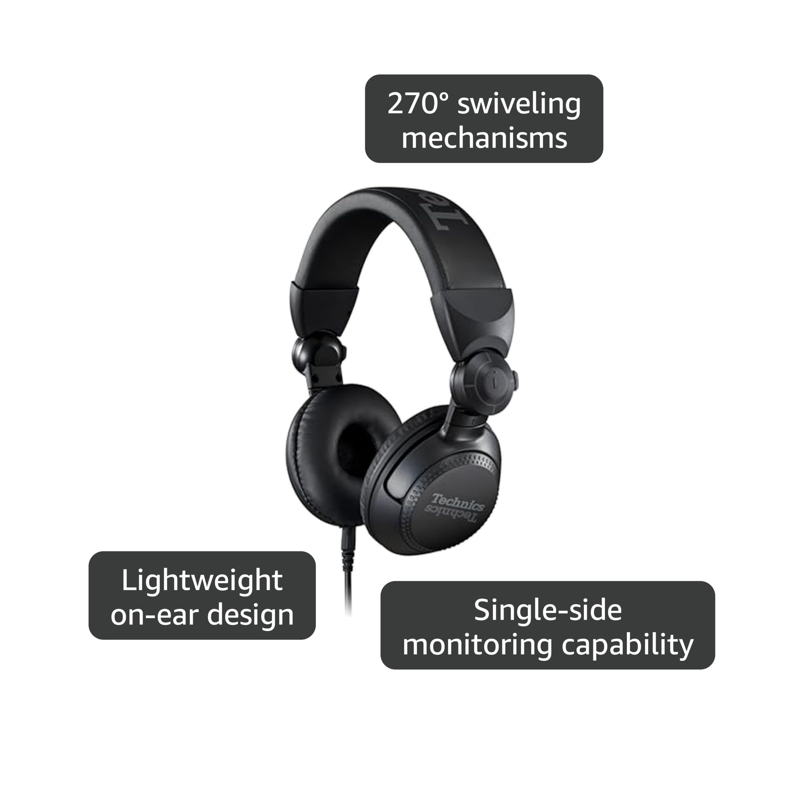 Amazon.com: Technics Professional DJ Headphones with 40mm CCAW