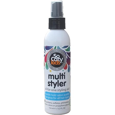 SoCozy Multi Styler For Kids Hair | Safe for Everyday Styling | 5.2 oz | No Parabens, Sulfates, Synthetic Colors or Dyes