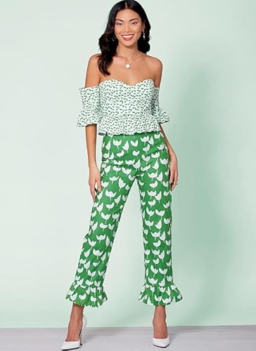 Miniatura 4 de McCall's Patterns McCall's M7937E5 - Patrones de costura para mujer, color blanco