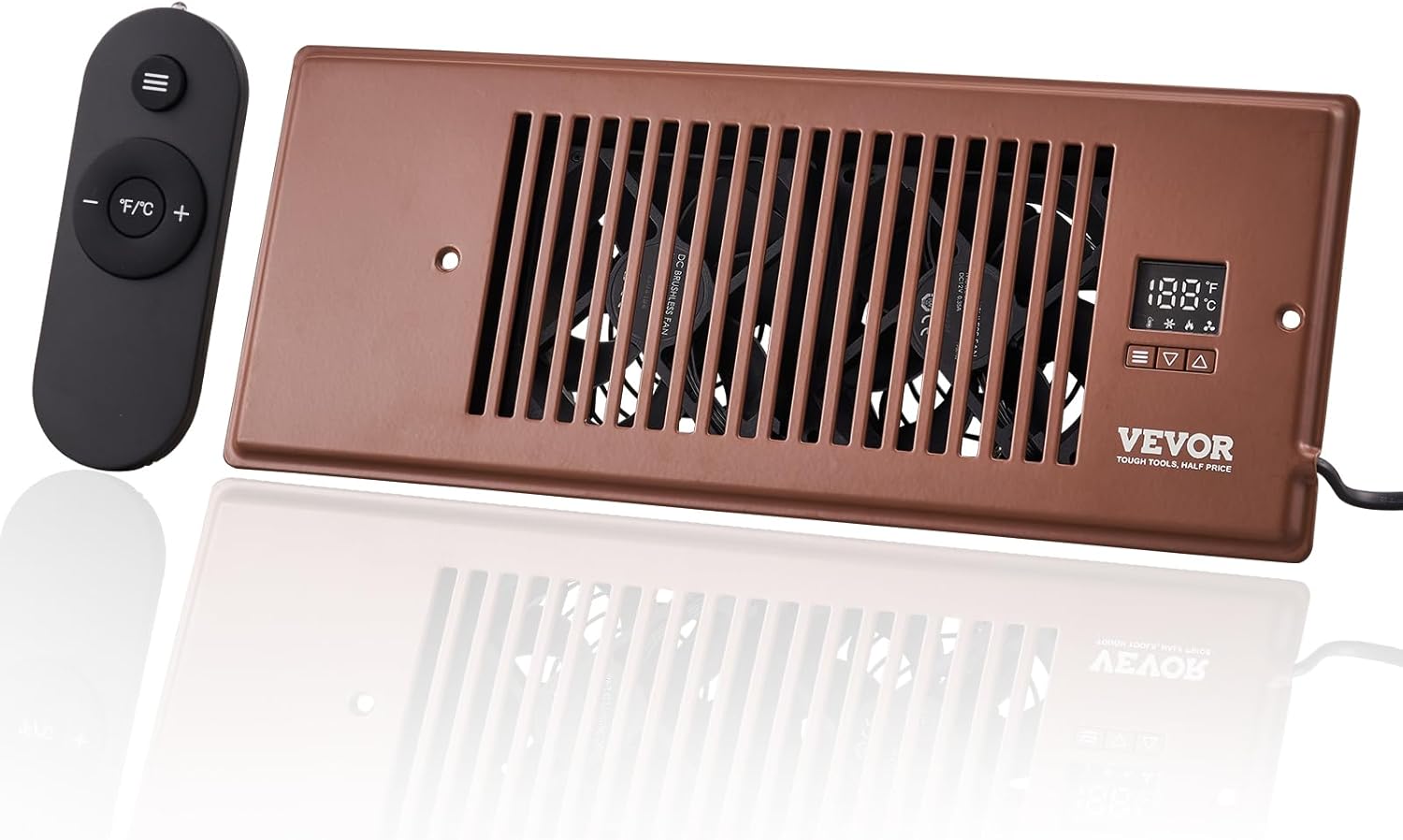 VEVOR Register Booster Fan, Quiet Vent Booster Fan Fits 4