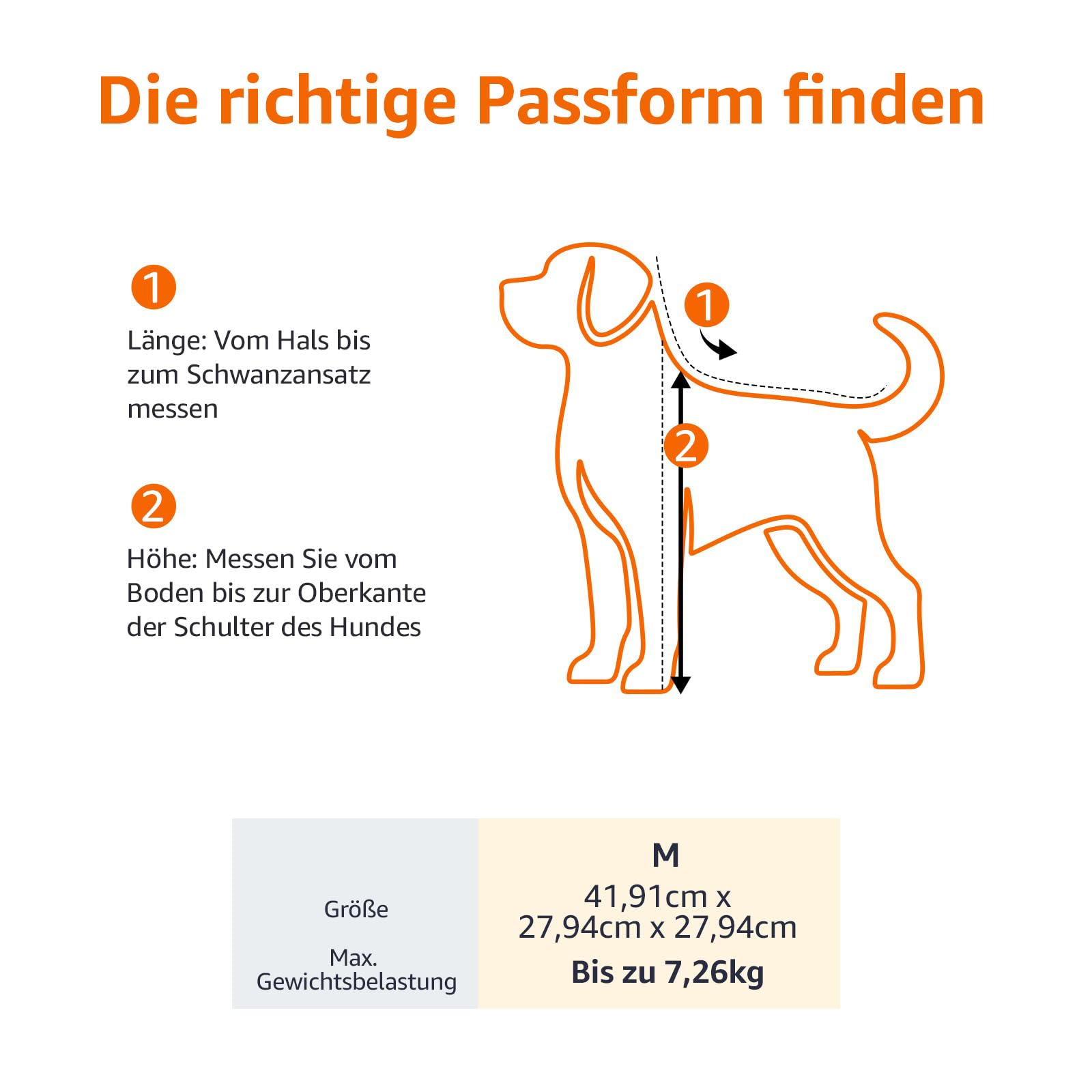 Amazon Basics AMZSC-002 Tragetasche für Hund Haustiere mit weichen Seiten, Größe M, Schwarz, 42 L x 24 W x 25 H cm