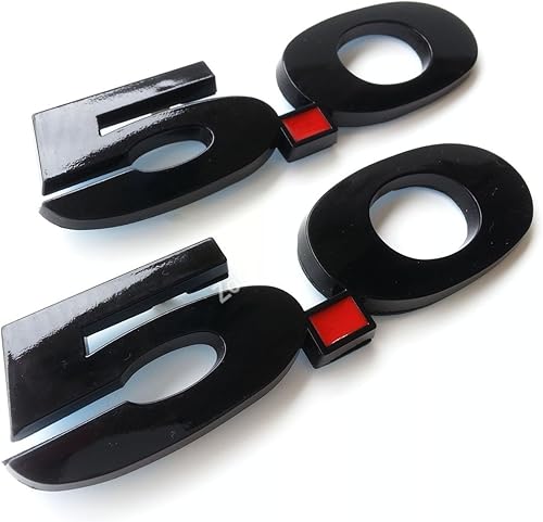 Miniatura 9 de 2 unidades (par) de emblema insignia para puerta de 5.0 litros Ford Mustang F150 GT