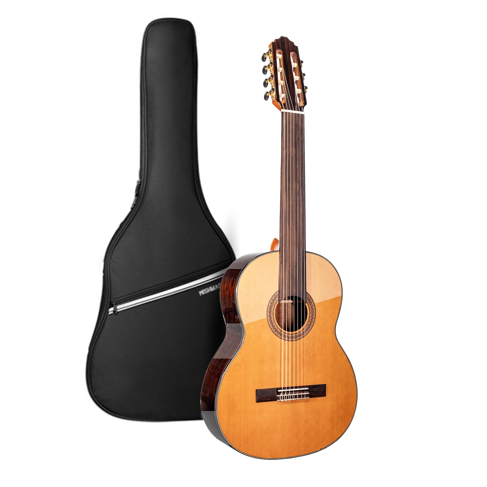 WishMade 7-String Fretless Acoustic Classical Guitar: A Nylon String Experiment for Adults