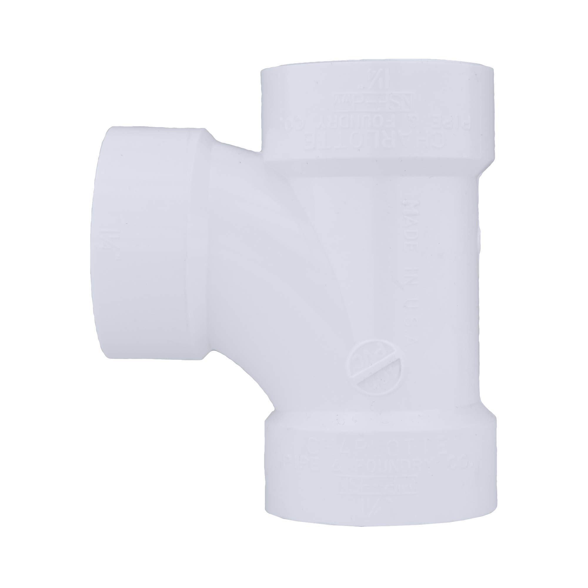 CHARLOTTE PIPE 1 1/4 DWV Sanitary TEE DWV (Drain, Waste and Vent