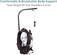 Vista 2 de FLYCAM Flowline Master - Chaleco de soporte profesional de 180° con brazo estabilizador Placid de 2 ejes para cámara y cardanes. Carga útil de hasta