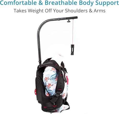 Miniatura 2 de FLYCAM Flowline Master - Chaleco de soporte profesional de 180 con brazo estabilizador Placid de 2 ejes para cámara y cardanes. Carga útil de hasta