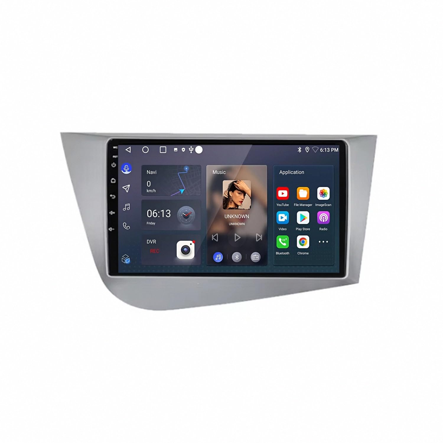 Radio 2 DIN para Seat Leon 2 con Carplay y Android Auto 2005-2012 8