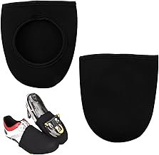 Unisex Cycling Shoes Cover Short Bike Shoes Windproof Water Resistant for Cold Weather Training, Black