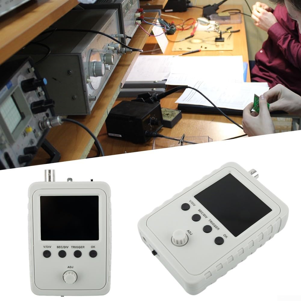 Oscilloscopio digitale DSO150 2.4 pollici LCD portatile USB PC Scope 200KHz Larghezza di banda 1Msps Frequenza di campionamento per laboratorio di elettronica