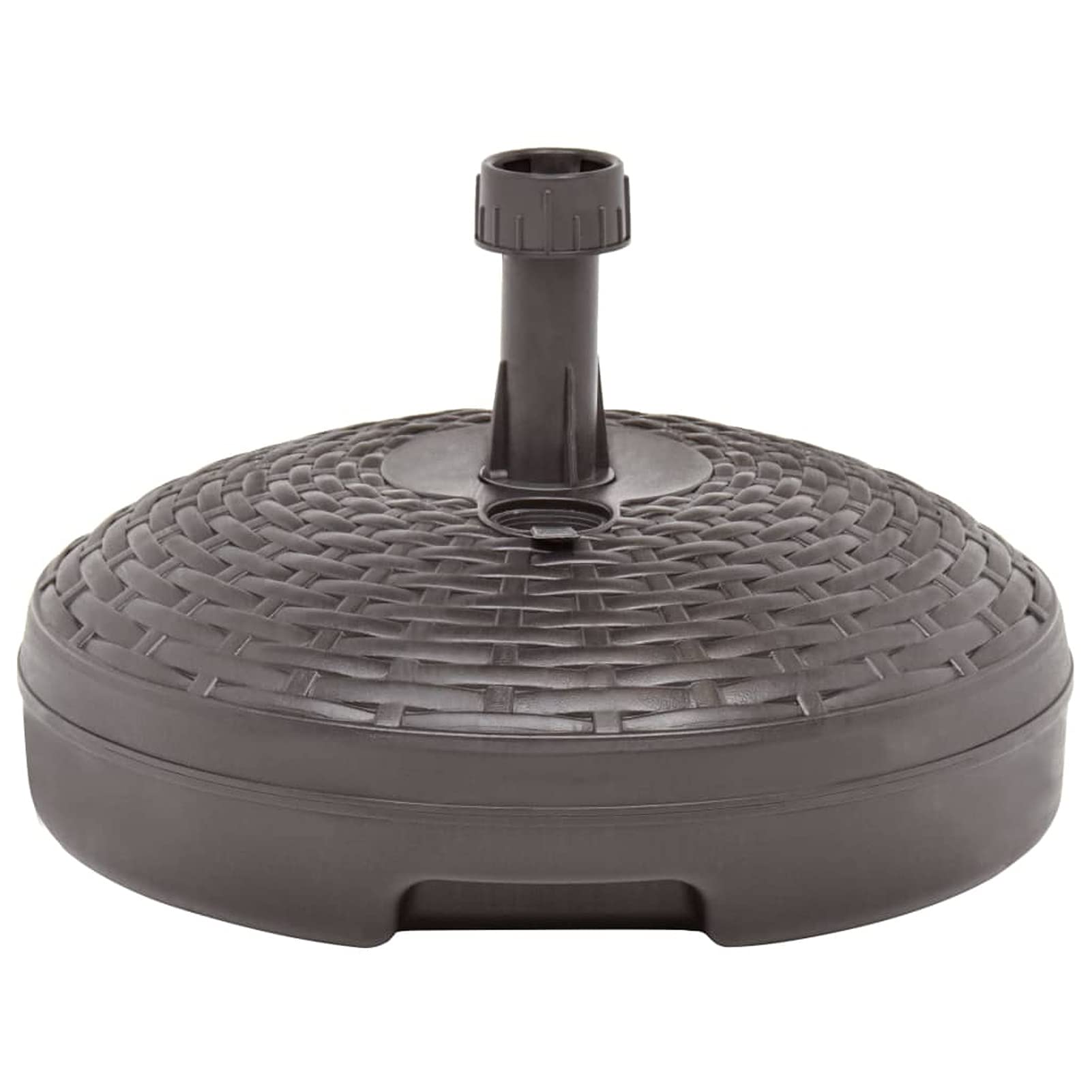 Socle de Parasol rempli de Sable/d'eau 20 L Plastique rotin,Pied De Parasol,Pied De Parasol Lourd,Pied De Parasol sur roulettes