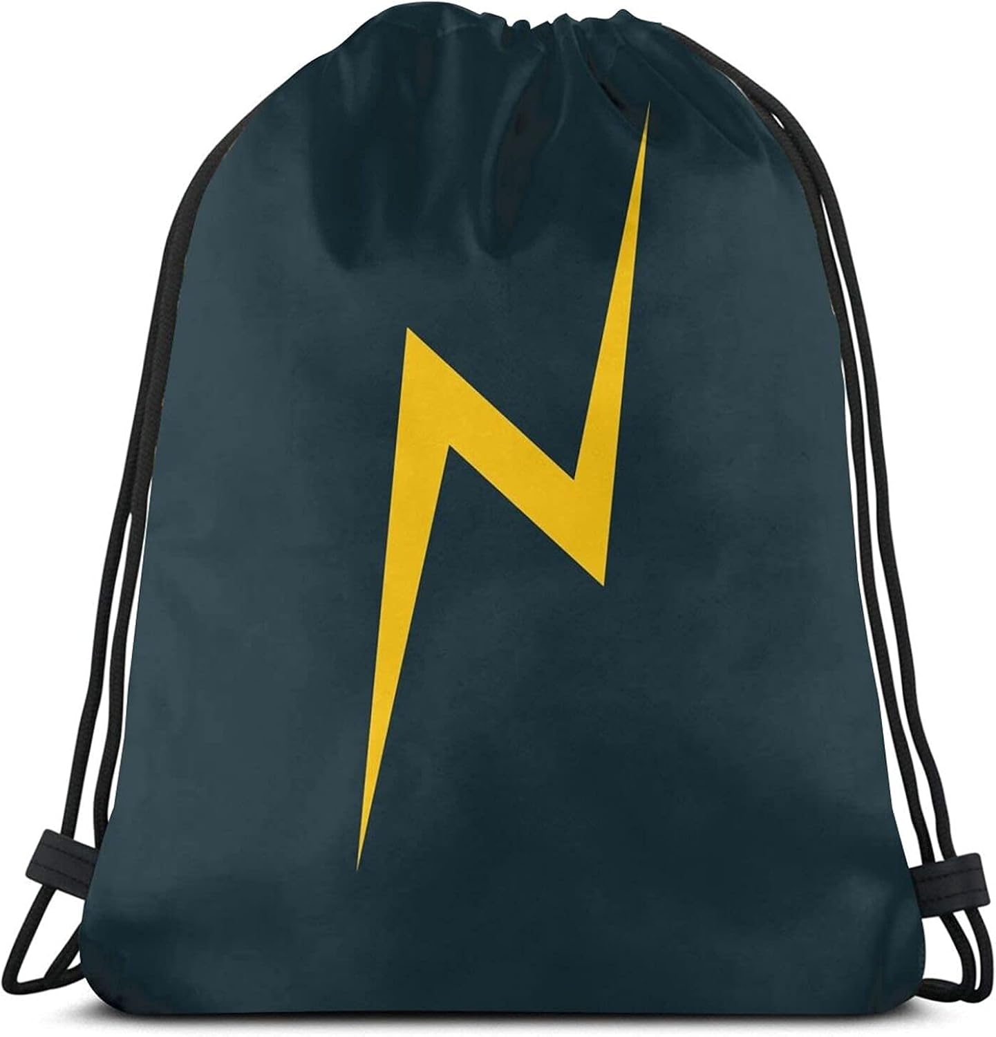 Competitive & Games & Lightning Bolt (Yellow) Drawstring Bags