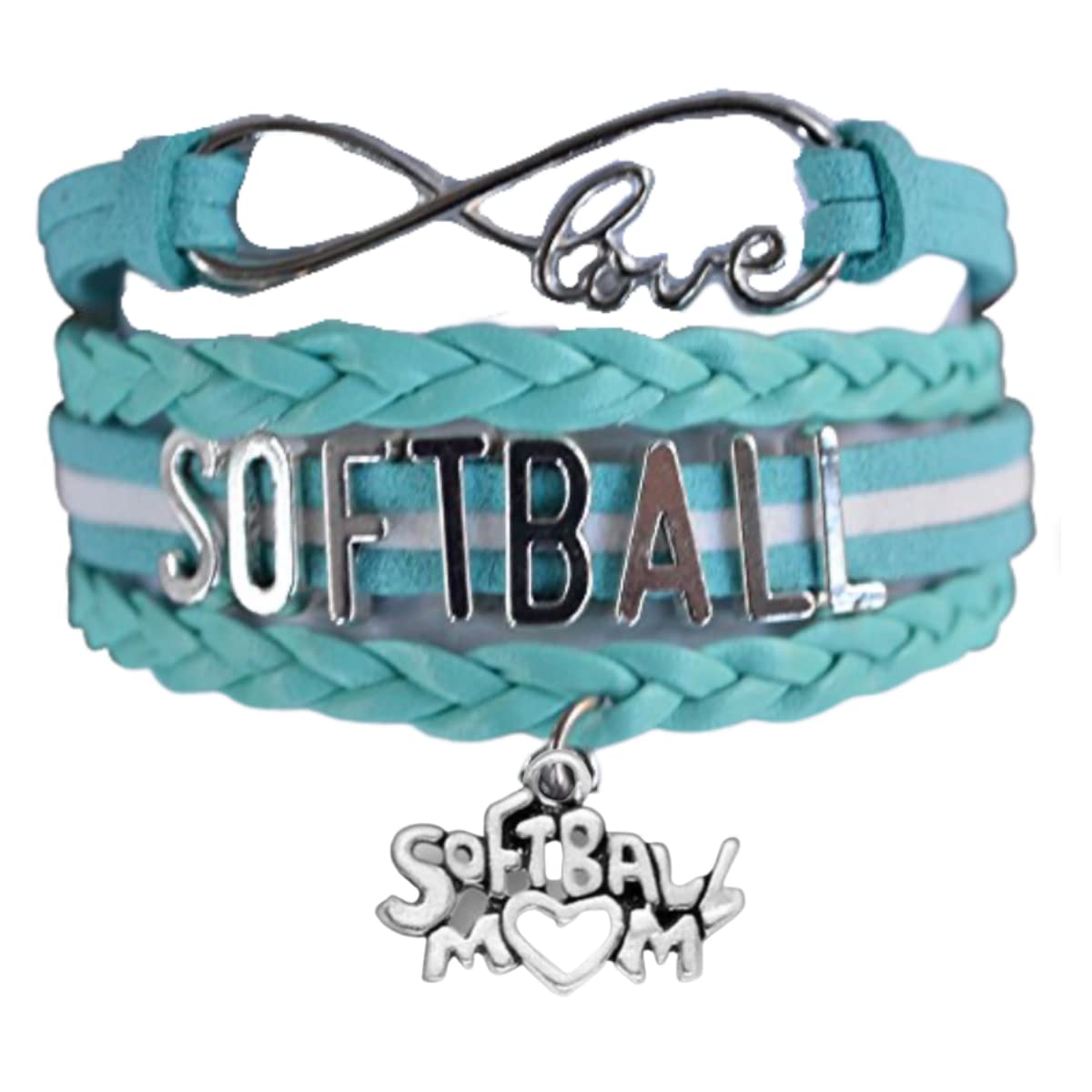Softball Mom Bracelet- Softball Jewelry For Moms - Gift for Soft Moms