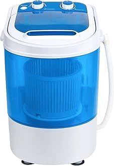 Display4top Portable Mini Washing Machine Spin Cycle W/Basket,3.2KG