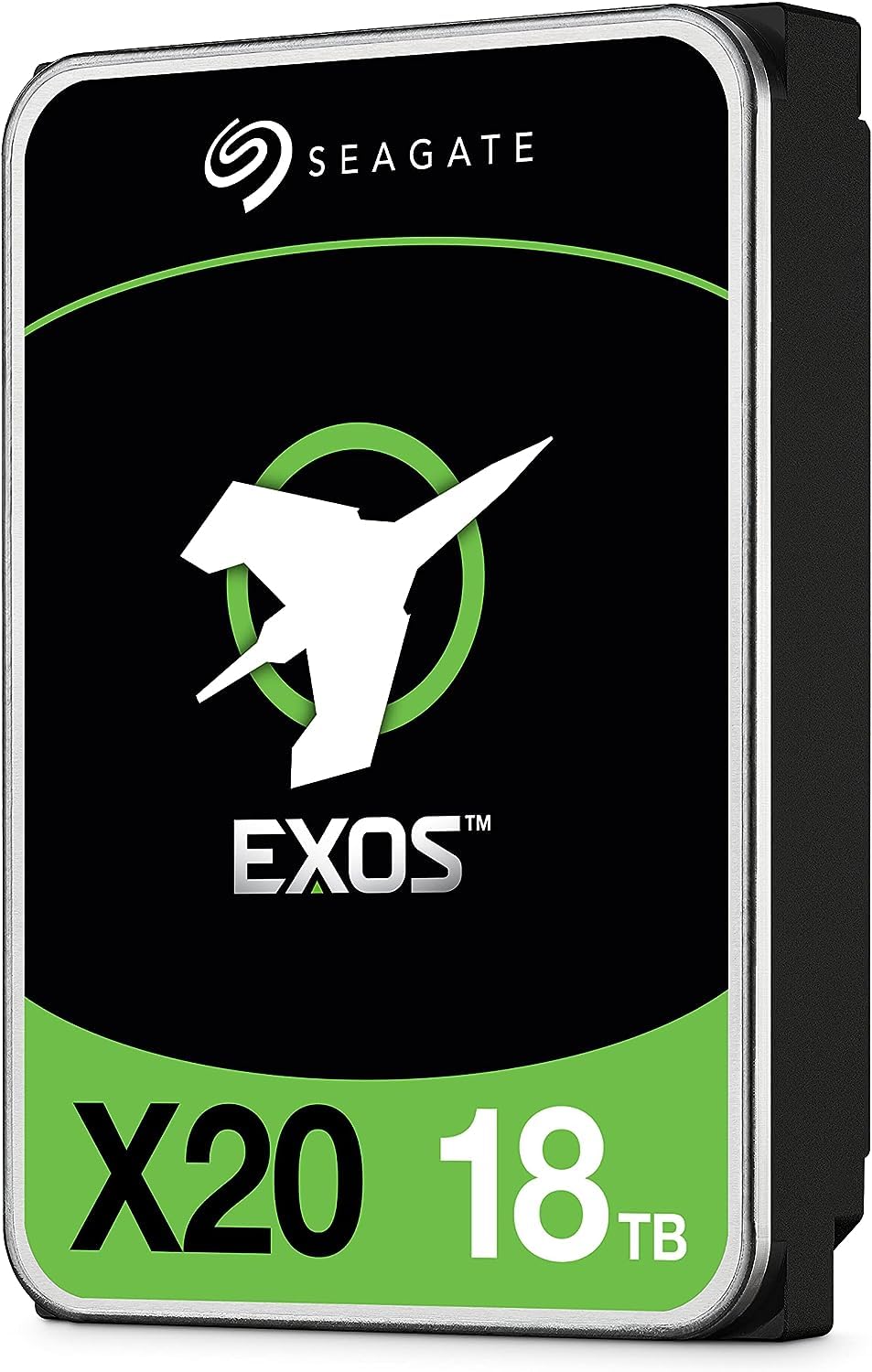 Seagate Exos X20, HDD da 18 TB, 3,5", disco rigido interno, 256 MB Cache SATA 6.0 GB/s, 7.200 RPM, HDD - N. modello: ST18000NM003D (ricondizionato)
