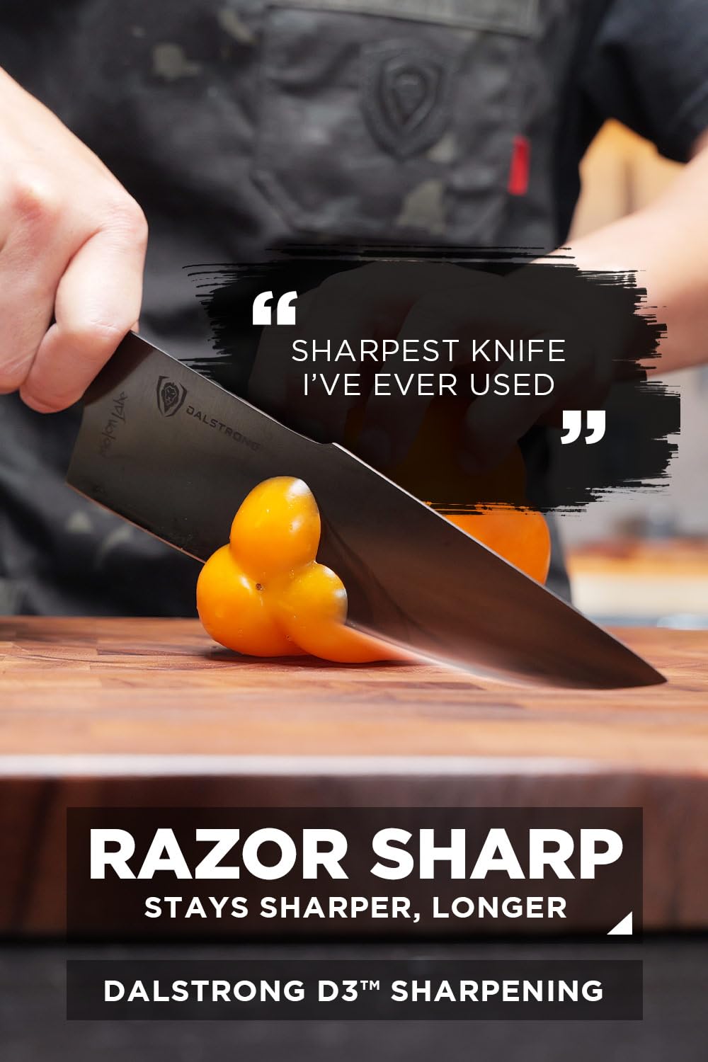 Dalstrong 8" Chef Knife - S35VN Powdered Steel — Amazon image 2