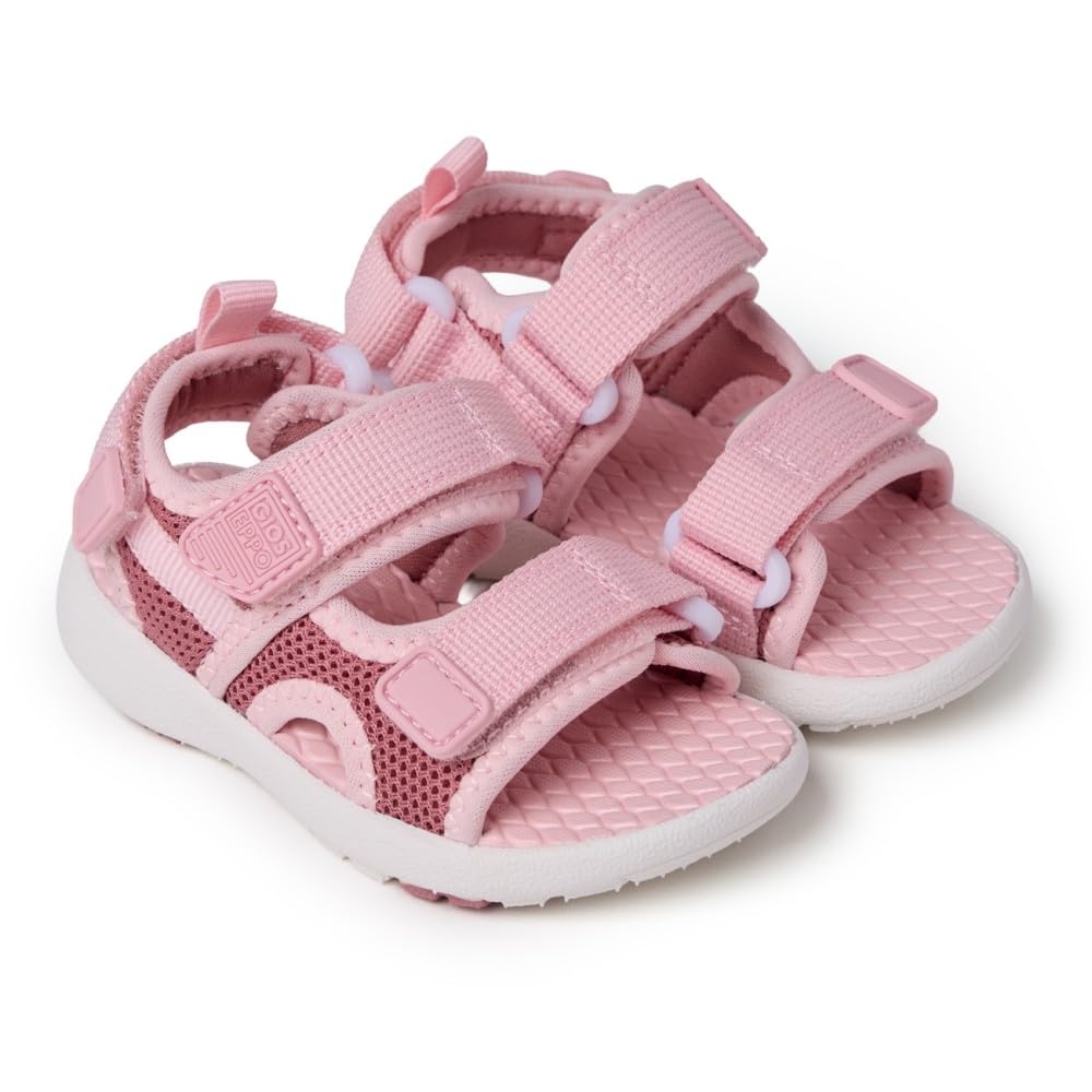 GIOSEPPO Baby Girls Weidman Adjustable Strap, Pink, 4.5 UK Child