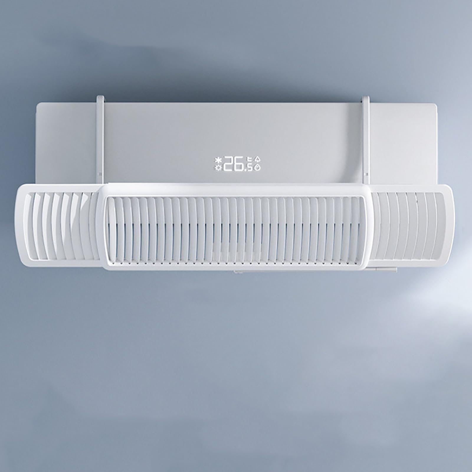 YCYHXJB Retractable Air Conditioner Deflector, 24-37 in AC Vent Deflector, Anti-Wind Baffles for Split Air Conditioners
