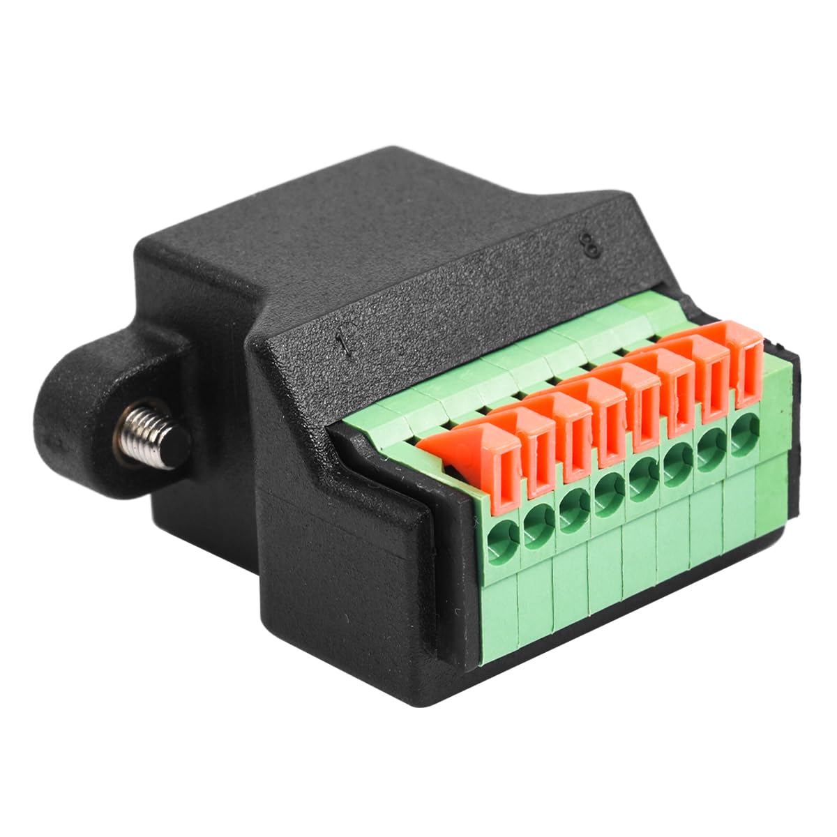Sarini RJ45 8P8C Female Connector, Quick Spring Terminal Crimp Extender for CAT5/6/7 Au-dio Analog GPIO - Image 3