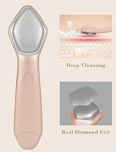 Miniatura 6 de NEWDERMO Microdermabrasion Machine Pro, herramienta eléctrica de gran diamante con 3 niveles de frecuencia para el cuidado de la piel facial y